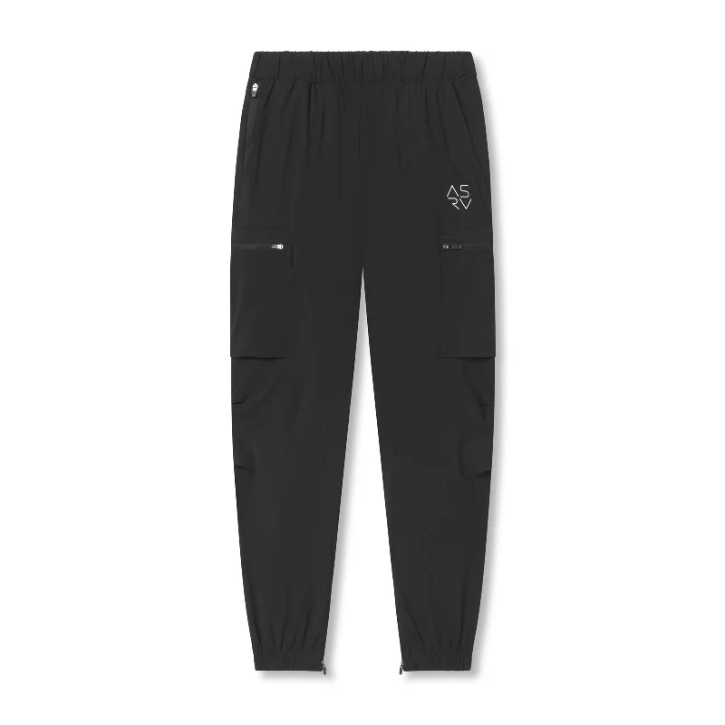 Men's Tapered Pants for a Slimming Effect0656. Tetra-Lite™ Standard Zip Jogger - Black "Cyber"