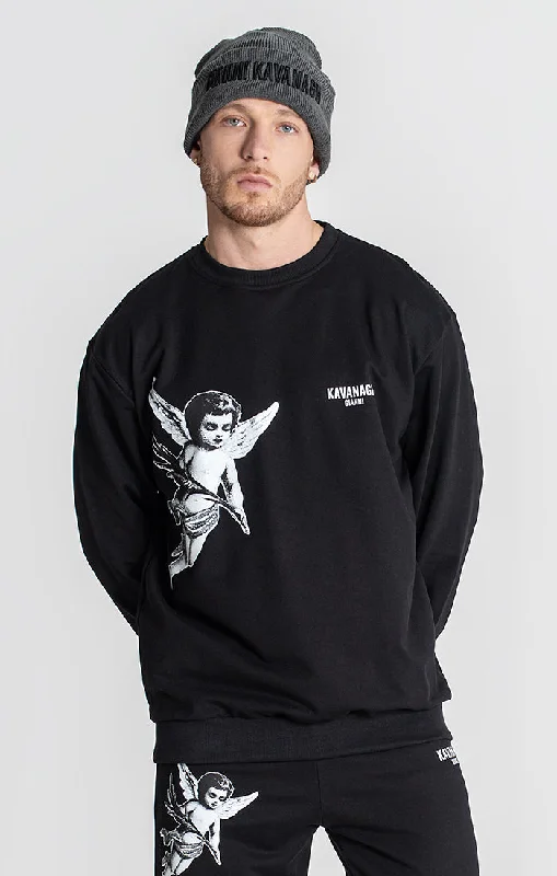 Warm and Comfortable Men's SportswearBlack Angel Sweat