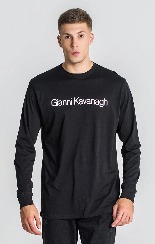 Lightweight Men's SportswearBlack Essential Maxi Longsleeve Tee