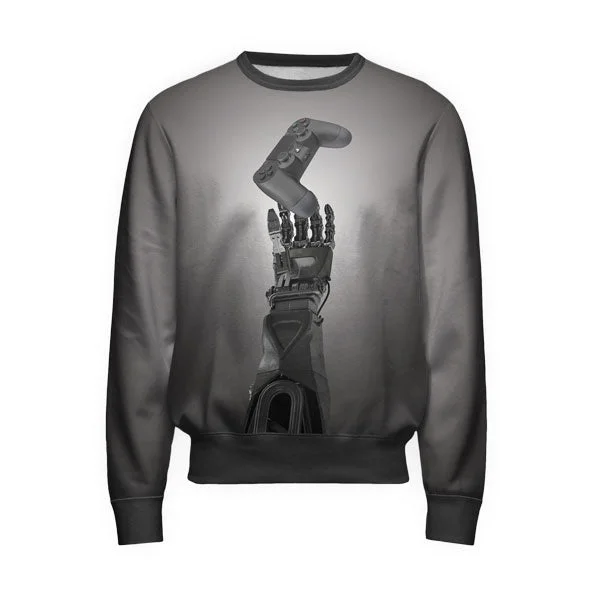 Weather-Resistant and Durable Men's SportswearCyborg Game Sweatshirt