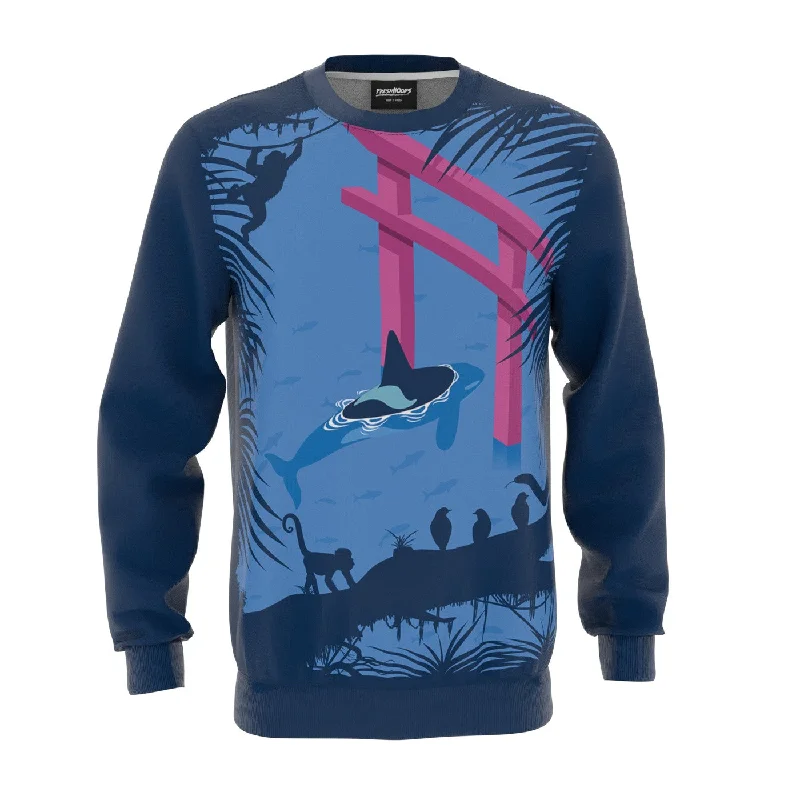 All-Season and Versatile Men's SportswearKiller Whale Torii Sweatshirt