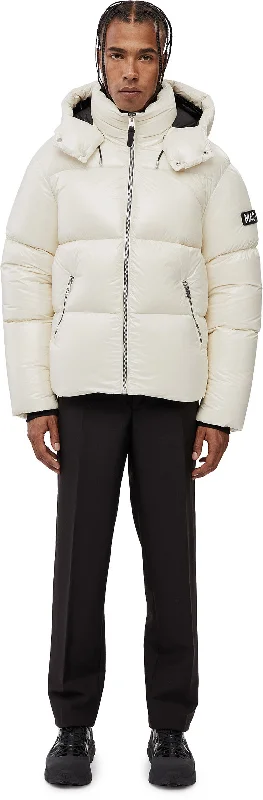 Warm Men's Down JacketsKent Lustrous Light Down Jacket with Hood - Men’s|-|Doudoune à capuche amovible légère lustrée Kent - Homme