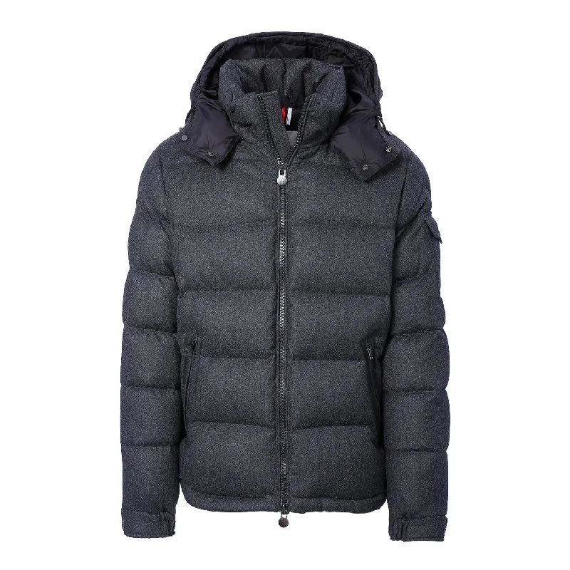 Men's Coats with Embroidered DetailsMontgenevre Down Jacket - Men's|-|Manteau en duvet Montgenevre - Homme