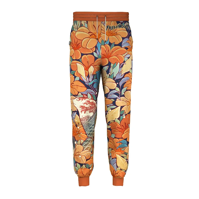 Men's Sweatpants for LoungingNeko Flowers Sweatpants