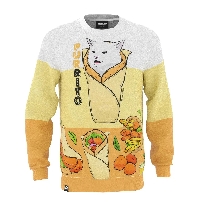 Casual Daily Men's SportswearPurrito Sweatshirt