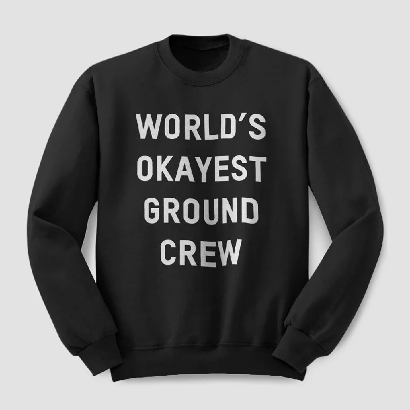 Affordable Men's SportswearWorld's Okayest Ground Crew - Sweatshirt