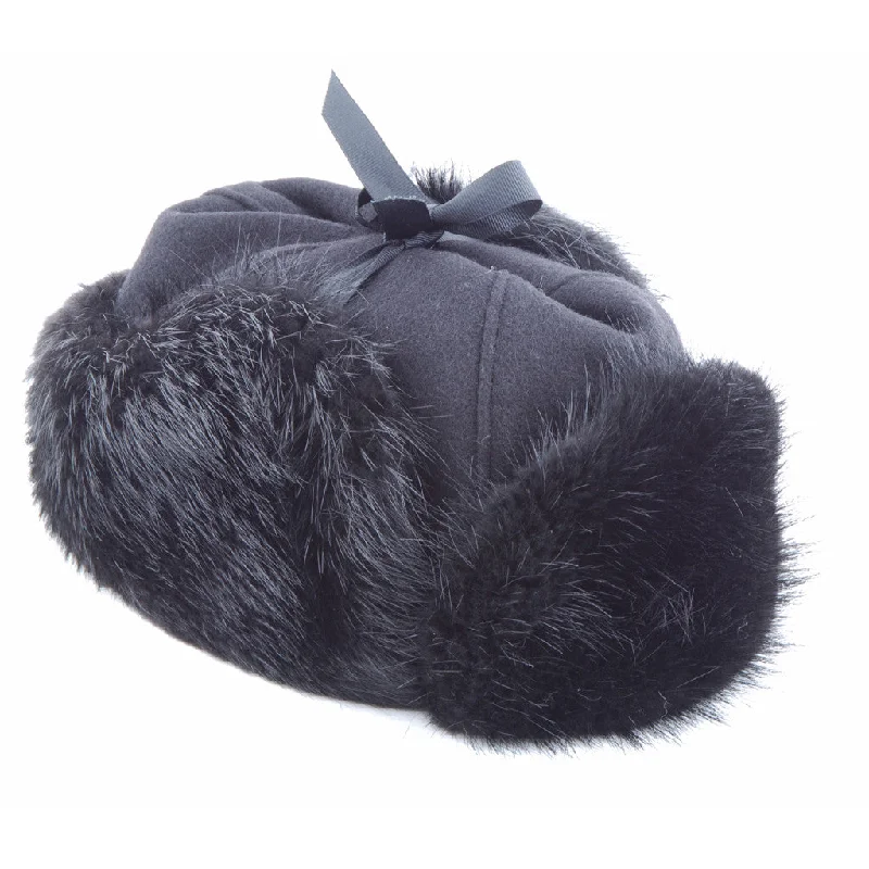 Mountie Style Beaver Fur Hat