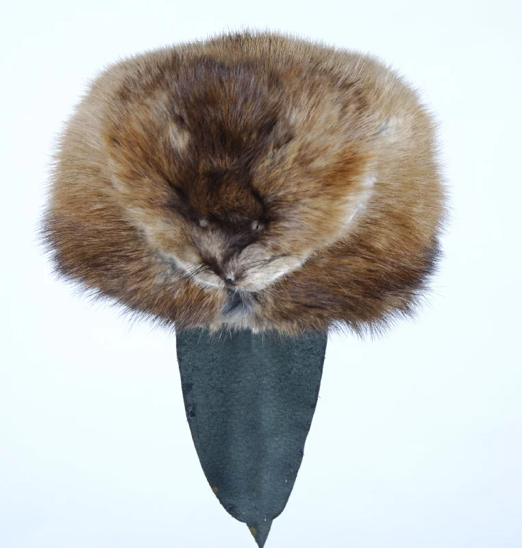 Kid's Little Beaver Genuine Fur Hat