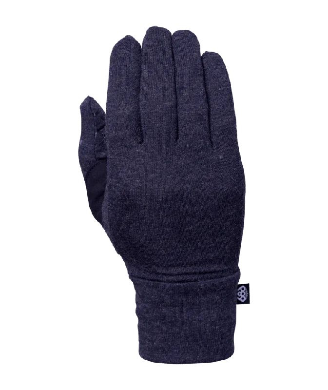 686 Merino Glove Liner Black Heather