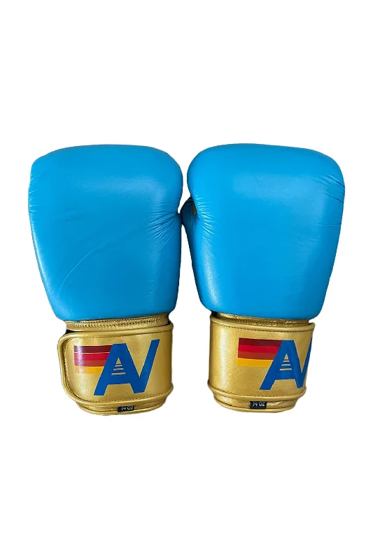 BOXING GLOVES - BLUE // GOLD