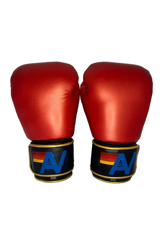 BOXING GLOVES - RED // GOLD