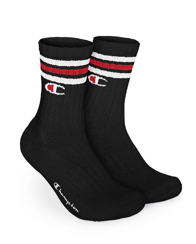 Champion Life Mens C Logo Crew Socks