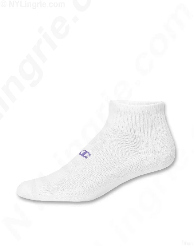 Champion Performance Quarter-Crew Women's Athletic Socks 6 Pairs