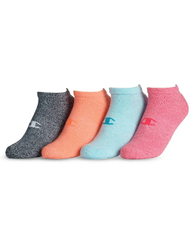 Champion Women`s 4-Pack No-Show Socks