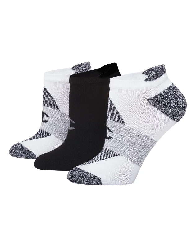 Champion Womens Performance Heel Shield Socks 3-Pack