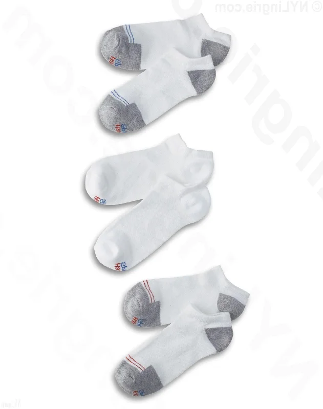 Hanes Full Mesh Women's Low-Cut Athletic Socks 3 Pairs