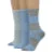 Hanes Womens Giftable 3-Pack Assorted Crew Socks