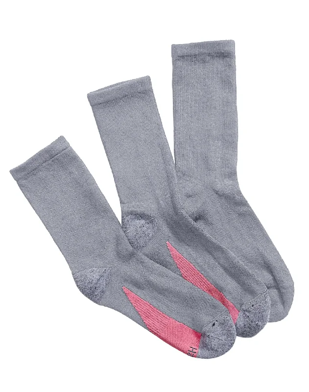 Hanes Women`s X-Temp Crew Socks 3-Pack