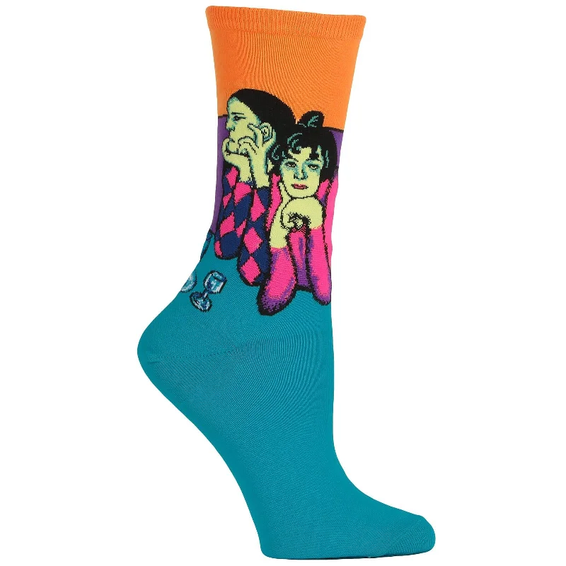 Hot Sox Womens Two Acrobats Socks